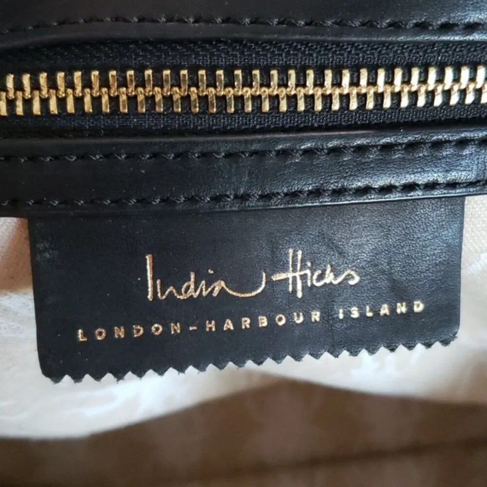 India Hicks Duchess of Windsor Laptop/Briefcase Leather Trim Handles